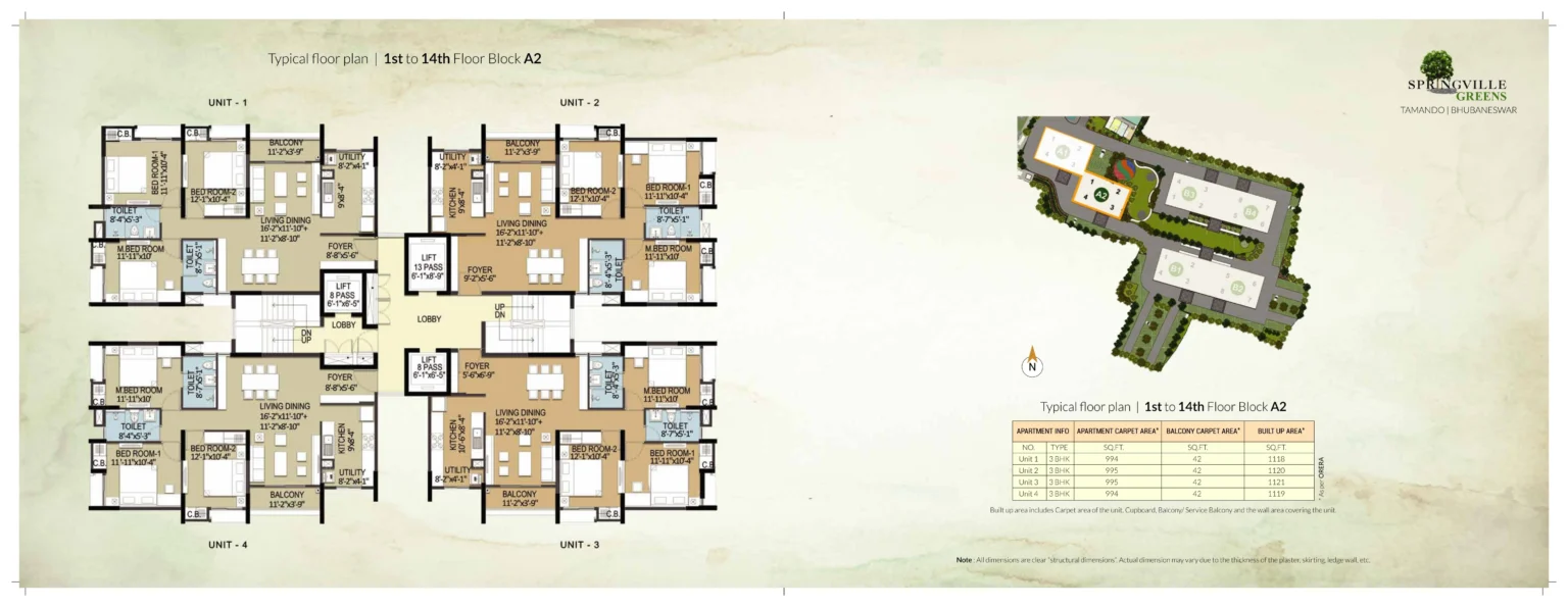 Springville Greens floor plan 3